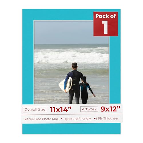 11x14 Mat Bevel Cut for 9x12 Photos