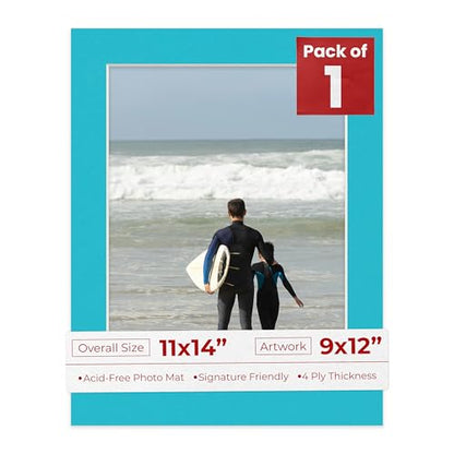 11x14 Mat Bevel Cut for 9x12 Photos