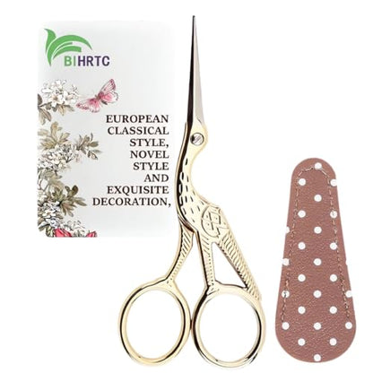 4.5Inch Embroidery Scissors Sharp Tip Stainless Steel DIY Tool