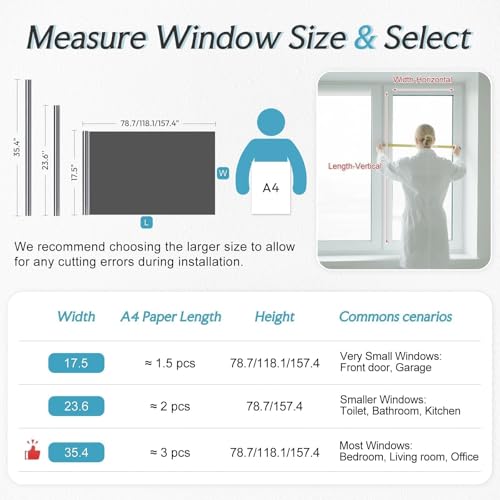 One Way Window Privacy Film (19.16 Sq Ft)