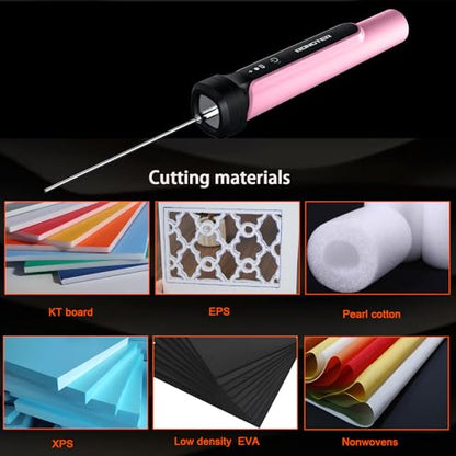3-in-1 Hot Wire Foam Cutter, 662°F Styrofoam Cutter Kit, Pink