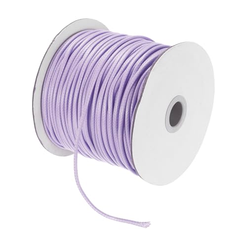 Waxed Cord 2.5mm Waxed Polyester Cord 87 Yard Wax String for Bracelet Making