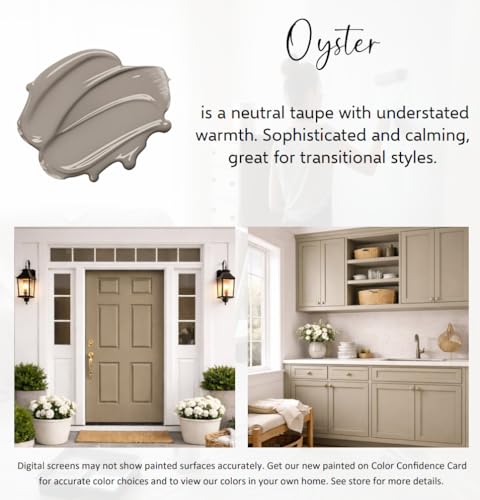ALL-IN-ONE Paint by Heirloom Traditions, Oyster, 8oz Sample (8 Fl Oz)