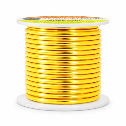 8 Gauge Light Gold Tone Anodized Aluminum Craft Wire