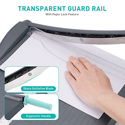 Paper Cutter Paper Slicer with Safety Guard and Blade Lock