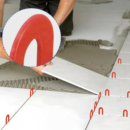 500 Pcs Horseshoe Shims U Shape Plastic Shims Tile Spacers 1