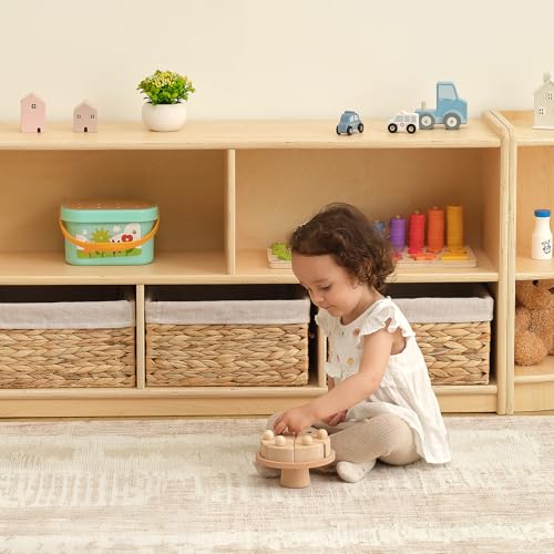 5 Compartment Wooden Storage Cabinet (5 Count)