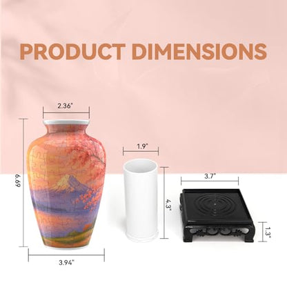 3D Puzzle Vase for Adults with 120 Plastic Pieces (120 Count)