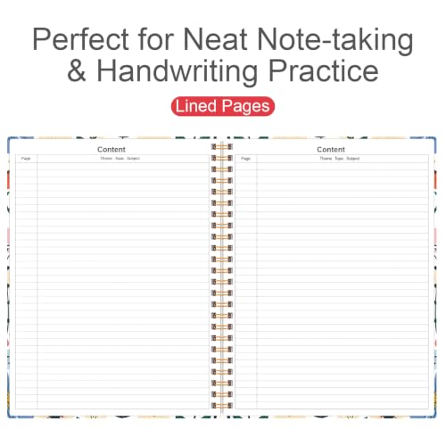 Lined Spiral Journal Notebook for Women & Men