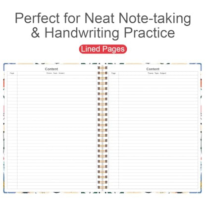 Lined Spiral Journal Notebook for Women & Men