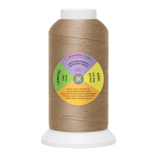 Khaki Tex 70 Polyester Heavy Duty Thread for Upholstery