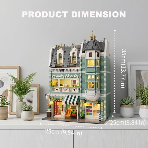 City Grocery Store Building Blocks Set for Adults