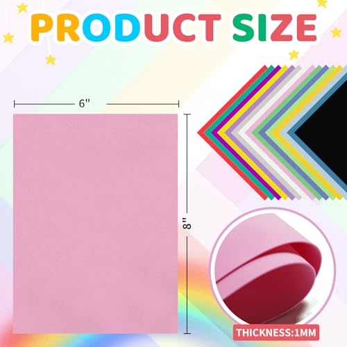 120 Pack EVA Foam Sheets (120 Count)