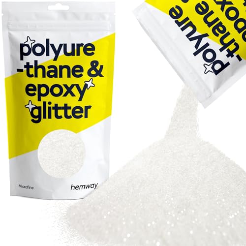 Resin Glitter White Iridescent 100g Microfine (3.5274 Ounce)