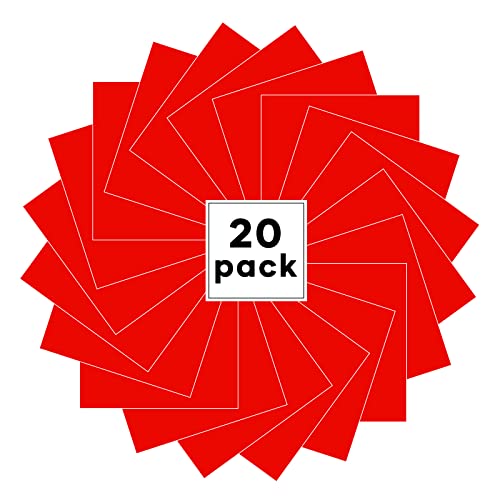 Red Heat Transfer Vinyl (20 Count)