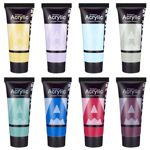 Retro Acrylic Paint Set (5.68 Fl Oz)