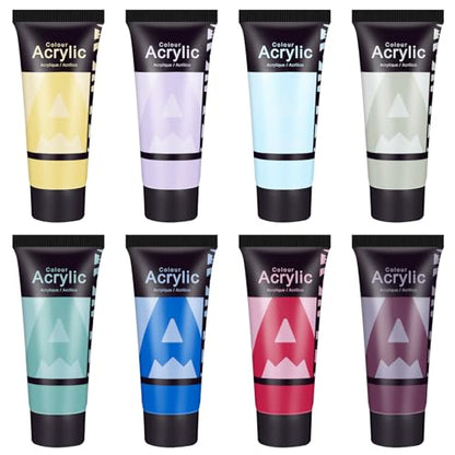 Retro Acrylic Paint Set (5.68 Fl Oz)