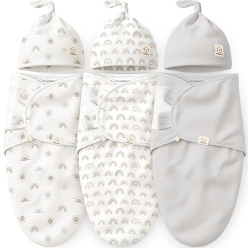 3pk Organic Swaddles for Newborns Girls (3 Count)