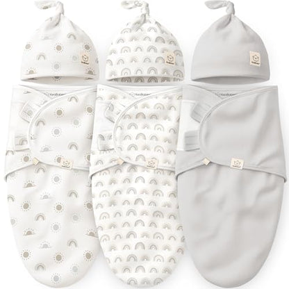 3pk Organic Swaddles for Newborns Girls (3 Count)