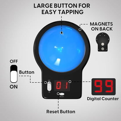 Large Digital Counter with Magnetic Back