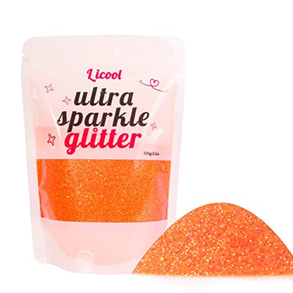 100g 3.5oz Pack Iridescent Rainbow Fine Glitter for DIY Craft (3.5 Ounce)