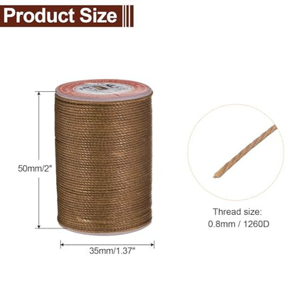 Round Leather Sewing Waxed Thread