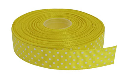 Polka Dot Grosgrain Ribbon 25 Yard Each Roll 100% Polyester