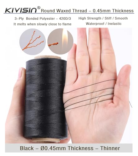 Thin Wax Polyester Thread (1638 Foot)