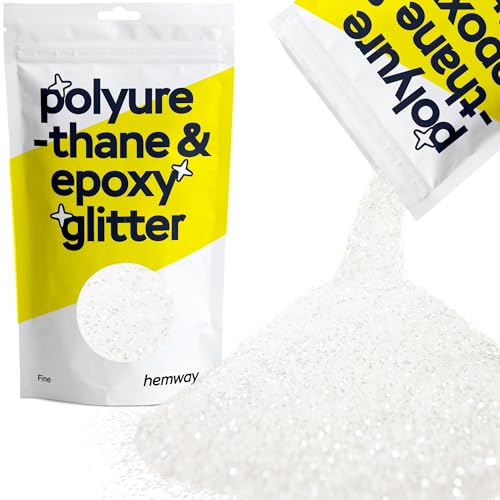 Resin Glitter White Iridescent 100g Fine (3.5 Ounce)