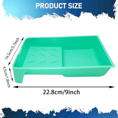 25 Pack 4 Inch Paint Tray Kit (25 Count)