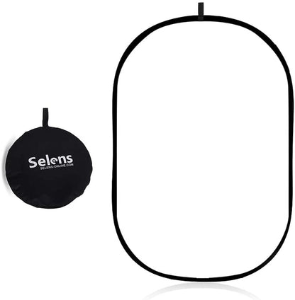 23.6x35.4in 60x90cm Oval Light Reflector Diffuser