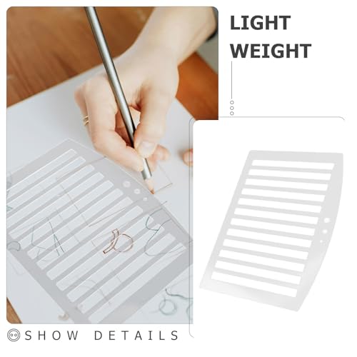Straight Line Stencil Template
