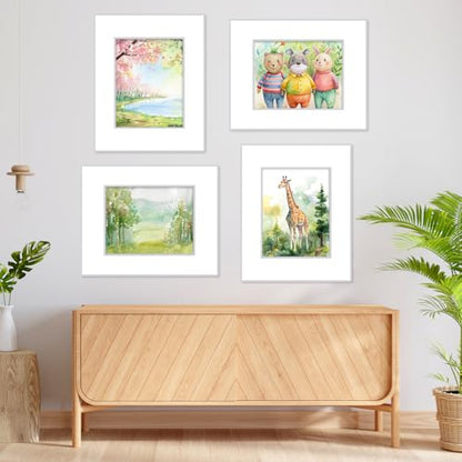 15 Pack White Picture Mats 20x16 for 11x14 Photos (15 Count)