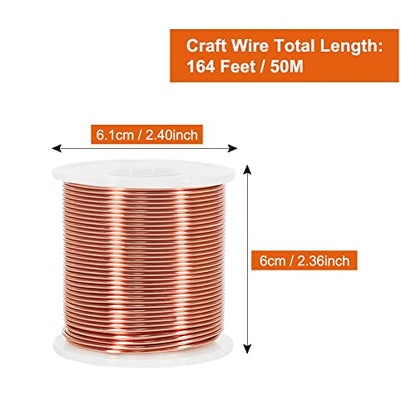 164ft 15 Gauge 1.5mm Aluminum Wire Copper Bendable for Jewelry
