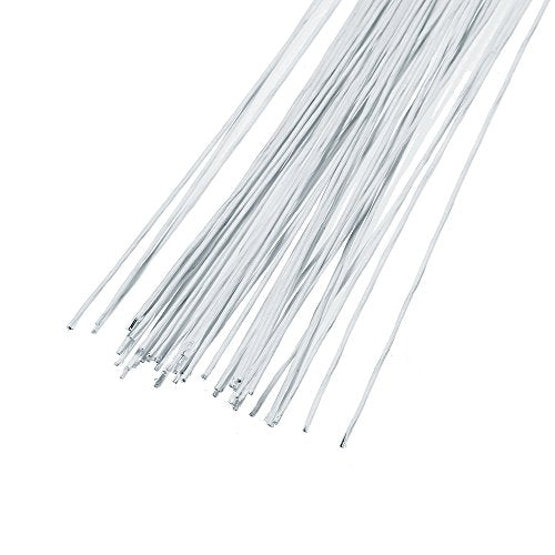 22 Gauge White Floral Wire 16 inch