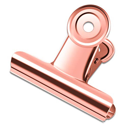 10 Pack Large Metal Hinge Clips 2.5 Inches Bull Hinge Paper Clips (10 Count)