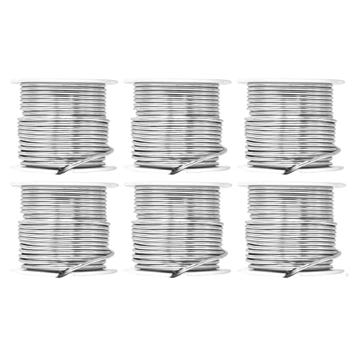 12 Gauge Silver Tone Combo Anodized Aluminum Craft Wire (276 Foot)