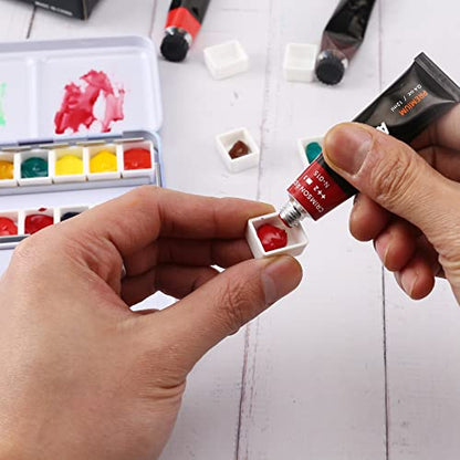 Empty Watercolor Palette