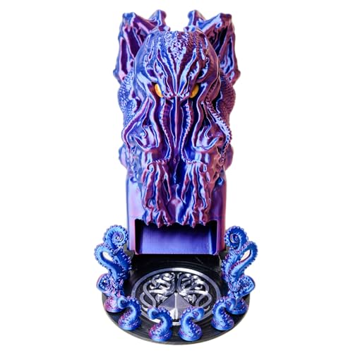 3D BEST Q Cthulhu DND D&D Dice Tower (7 Count)