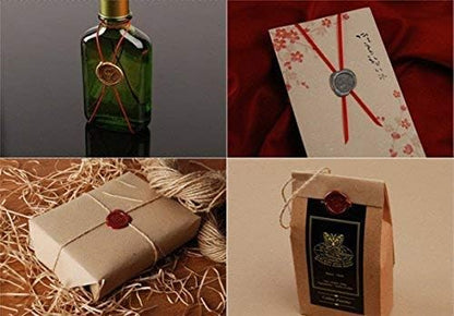 Vintage Santa Claus Monogram Sealing Wax Seal Stamp Rose Gold Metal Handle Kit Custom Invitation Embellishment Christmas Gift Wrap Package Custom Logo Word Wax Seal Stamp Set