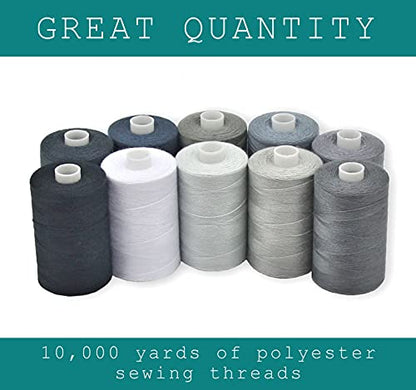 Gray Sewing Threads (30000 Foot)