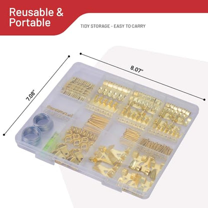 303 Piece Picture Hanging Assortment with Heavy Duty Hooks