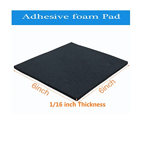 Adhesive Foam Padding 8 Pieces 6"x6"x1