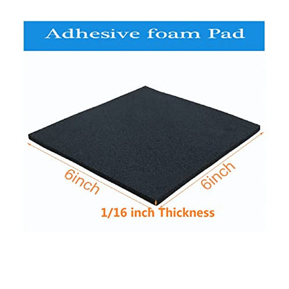 Adhesive Foam Padding 8 Pieces 6"x6"x1