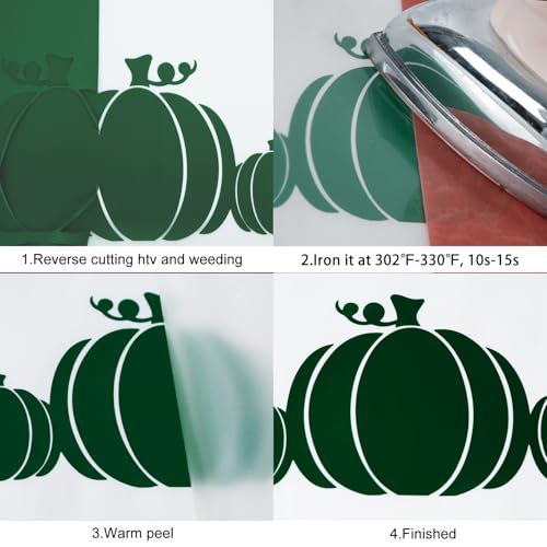 Dark Green HTV Heat Transfer Vinyl Rolls