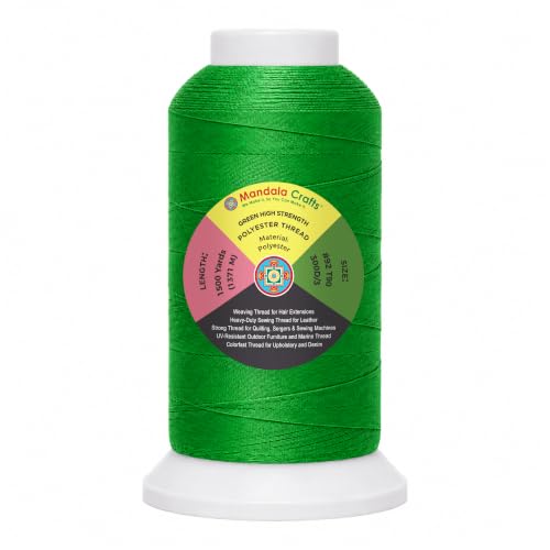 Green Tex 90 Polyester Heavy Duty Thread for Upholstery