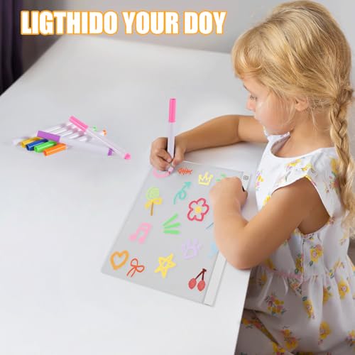 LED Doodle Glow Note Board 13.7"X10"
