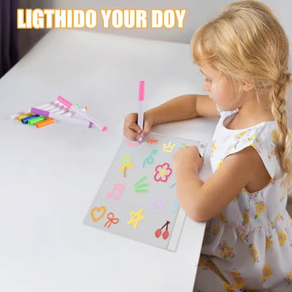 LED Doodle Glow Note Board 13.7"X10"