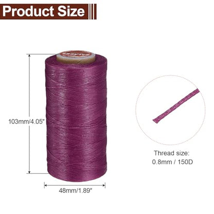 Flat Leather Sewing Waxed Thread