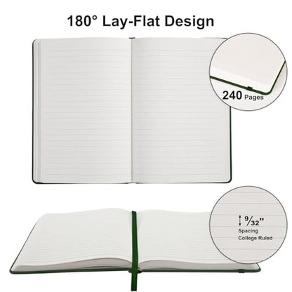 6 Pack Lined Journal Notebooks for Work